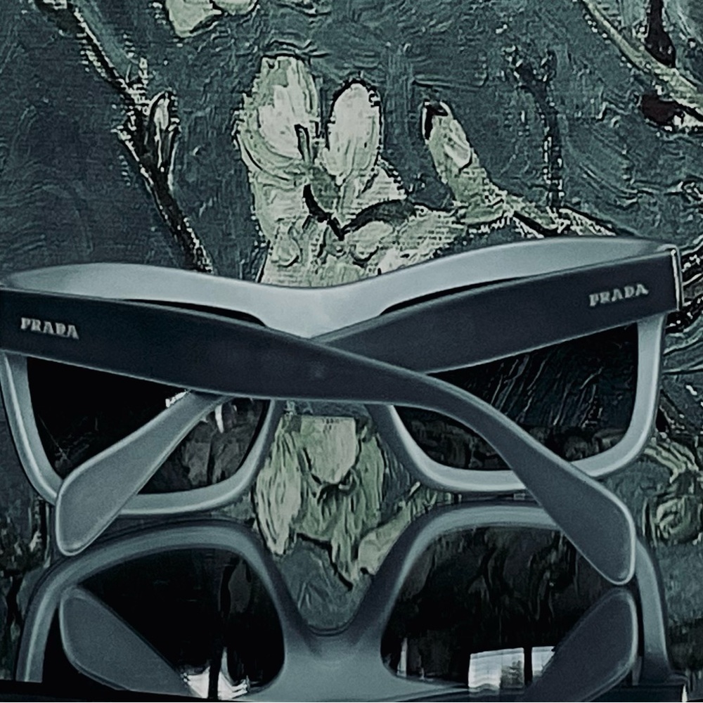 PRADA RICH GREY SUNGLASSES - Picture 4 of 5